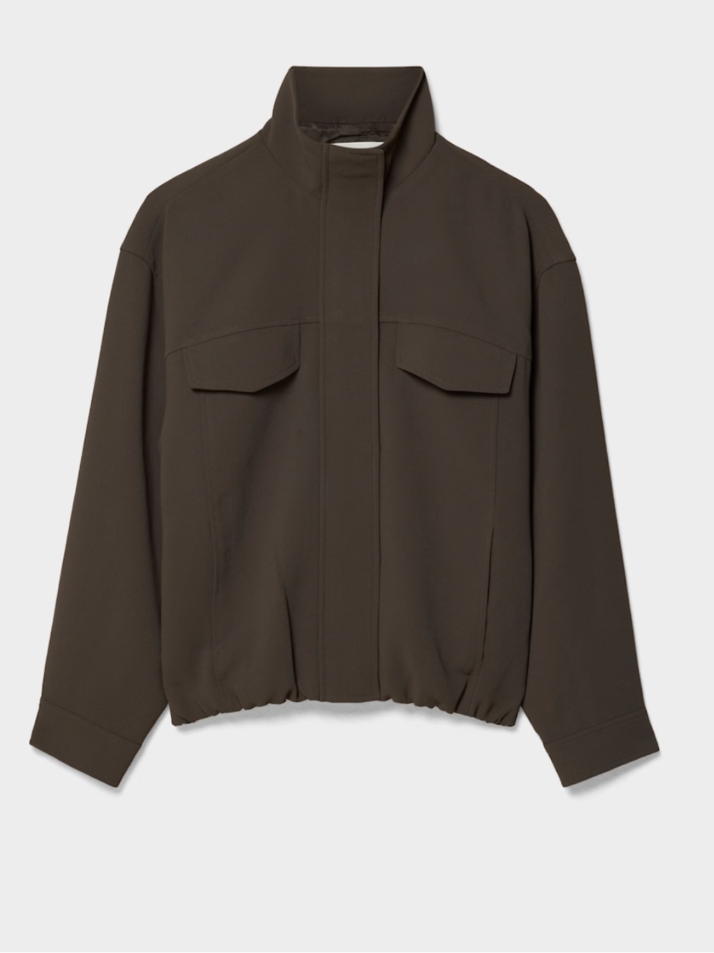 Nwt Aritzia Oculus Jacket In Crepette (Cacao Nib Brown)